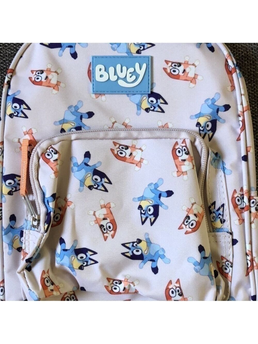 Moose Bluey Toddler Boy Girl Backpack Book Bag Gream Orange - Picture 12 of 15